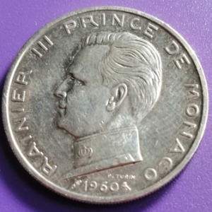 5 francs Monaco 1960