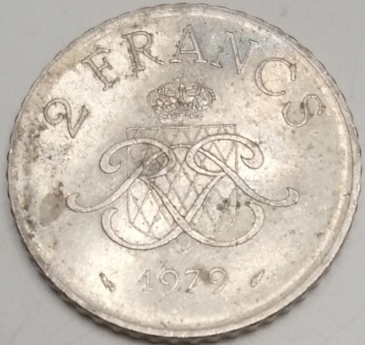 2 francs Monaco 1979