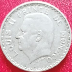 5 francs Monaco 1945 aluminium