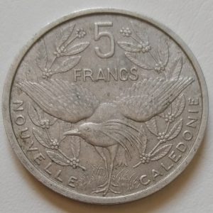 5 francs Nouvelle Calédonie 1952