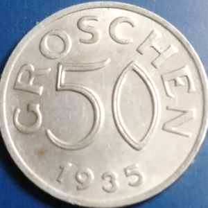 50 Groschen Autriche 1935