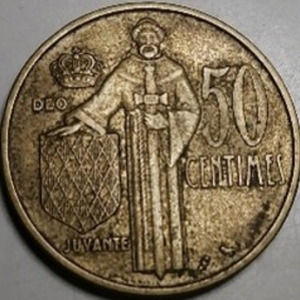 50 centimes Monaco 1962