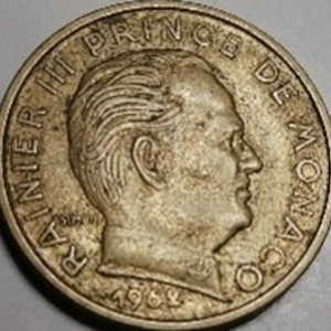 50 centimes Monaco 1962