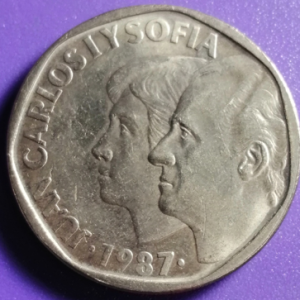 500 pesetas Espagne 1987