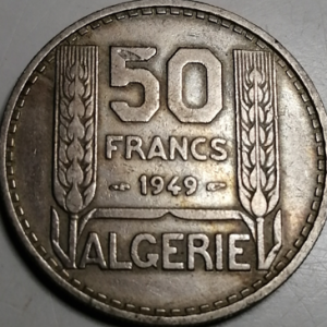 50 francs Algérie 1949