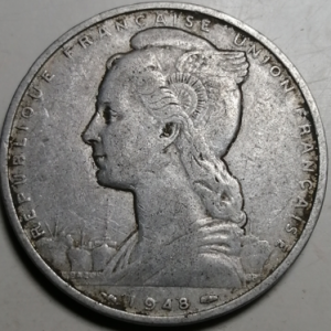 5 francs Somalie 1948