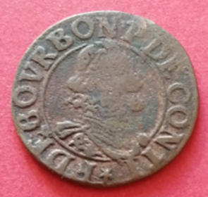 Double tournois Ardennes François de Bourbon Conti 1637