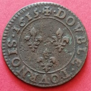 Double tournois Louis XIII 1615