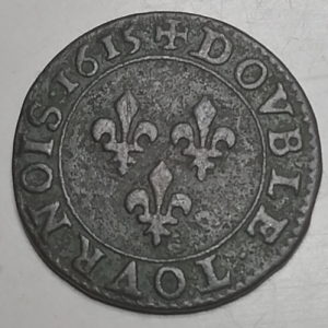 Double tournois Louis XIII 1615 A