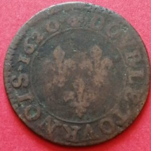 Double tournois Louis XIII 1620 A