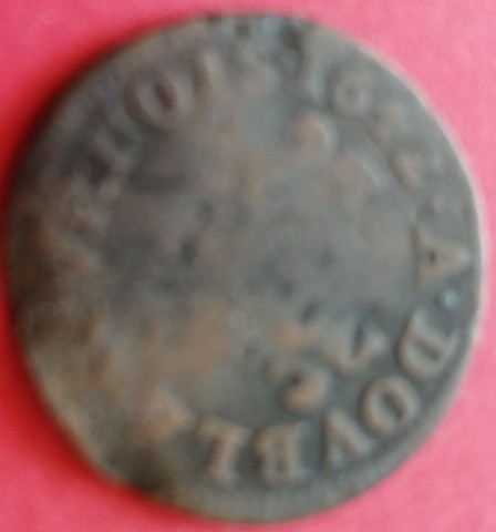 Double tournois Louis XIII Warin tête à gauche corbeil LVD 1642 A