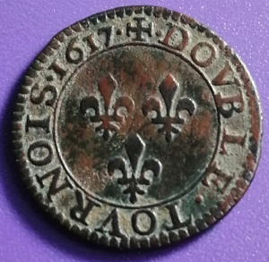 Double tournois Louis XIII 1617 A
