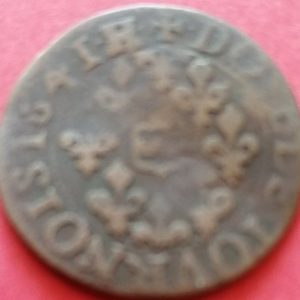 Double tournois Maximilien Ier de Béthune 1641