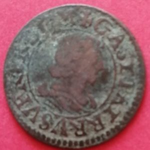 Double tournois Gaston D’Orléans, Principauté de Dombes 1644 Trévoux