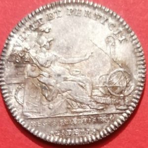 Jeton Louis XVI 1751 remerciements à l’académie des sciences