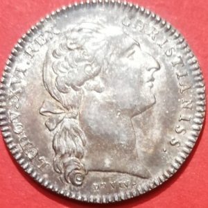 Jeton Louis XVI 1751 remerciements à l’académie des sciences