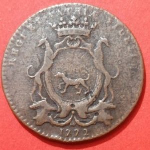 Jeton Dijon remerciements du roi au Maire