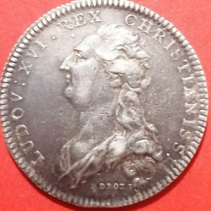 Jeton Louis XVI 1751 remerciements à l’académie royale de chirurgie