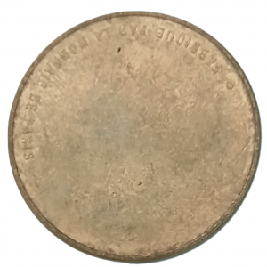 Jeton monnaie de Paris Les figures de la révolution Robespierre 1989