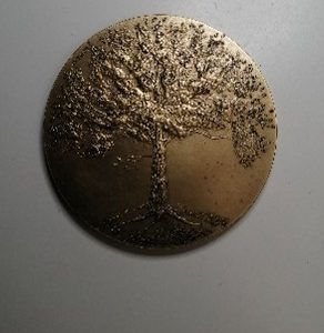 Médaille « arbre de vie » en bronze par Gassier