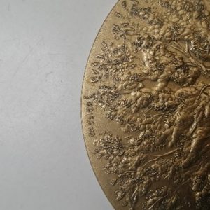 Médaille « arbre de vie » en bronze par Gassier