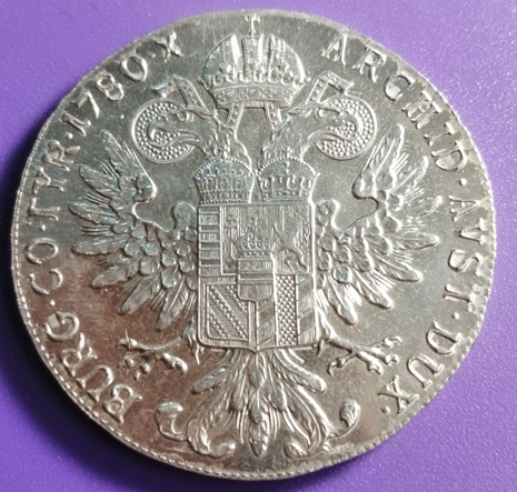 Thaler argent Marie-Thérèse Autriche type III C S.F. e 1-3-1