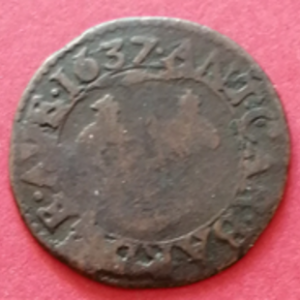 Double tournois 1637 Comtat Venaissin, Urbain VIII Avignon