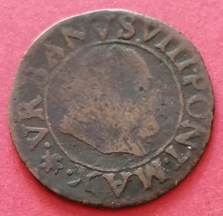 Double tournois 1637 Comtat Venaissin, Urbain VIII Avignon – Image 2