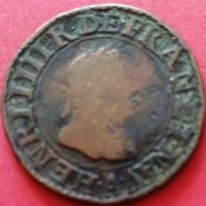 Double tournois Henri IV 1605 A
