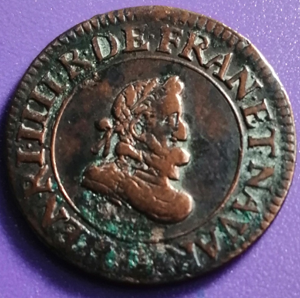 Double tournois Henri IV 1608 A