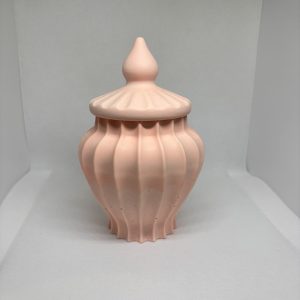 Pot pour cotons tiges en jesmonite