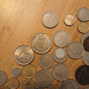 Lot pièces de monnaie Espagne