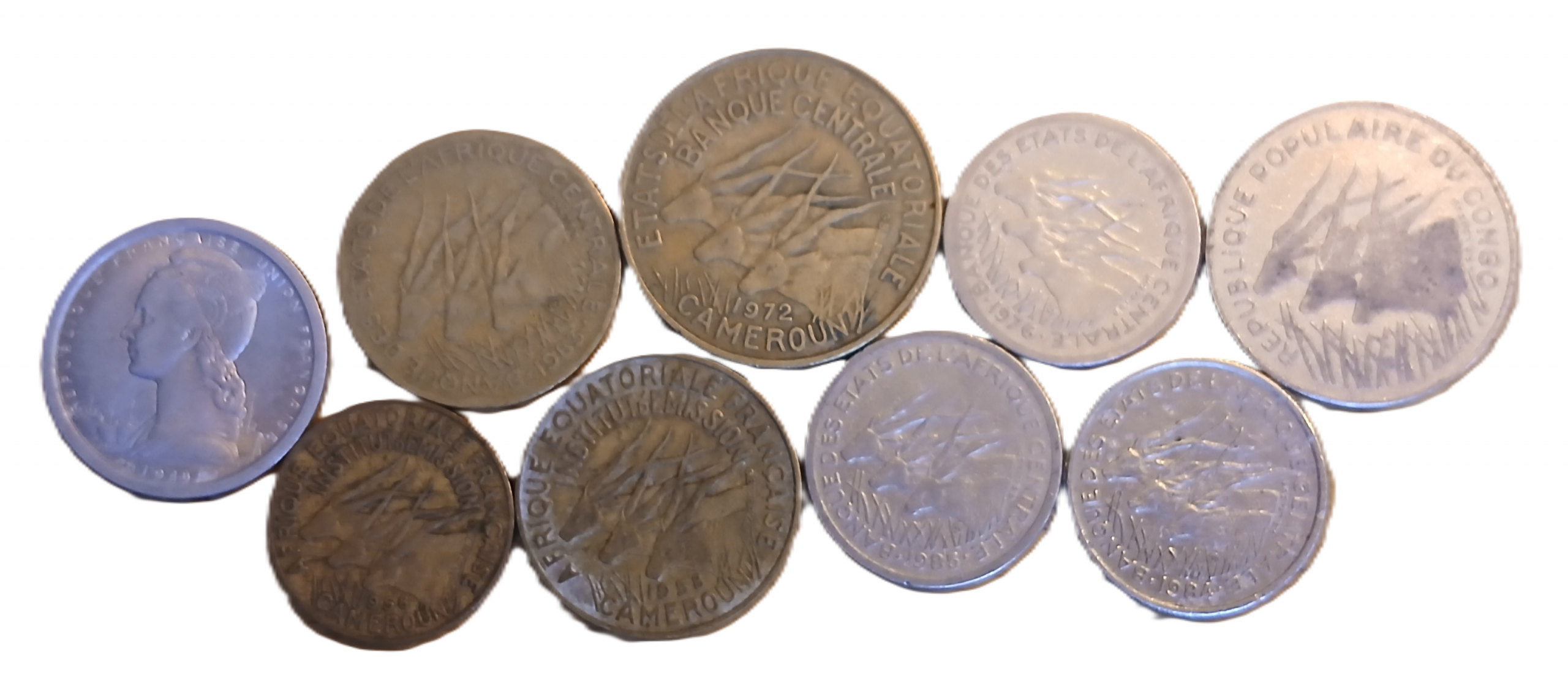 Lot pièces de monnaie Afrique centrale – Image 2