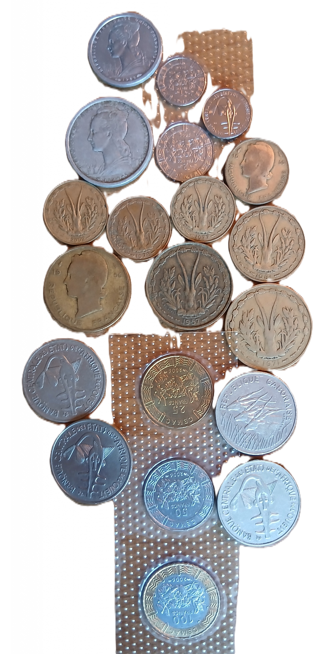Lot pièces de monnaie Afrique de l'Ouest – Image 2