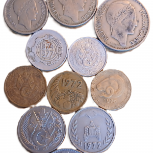 Lot pièces de monnaie Algérie