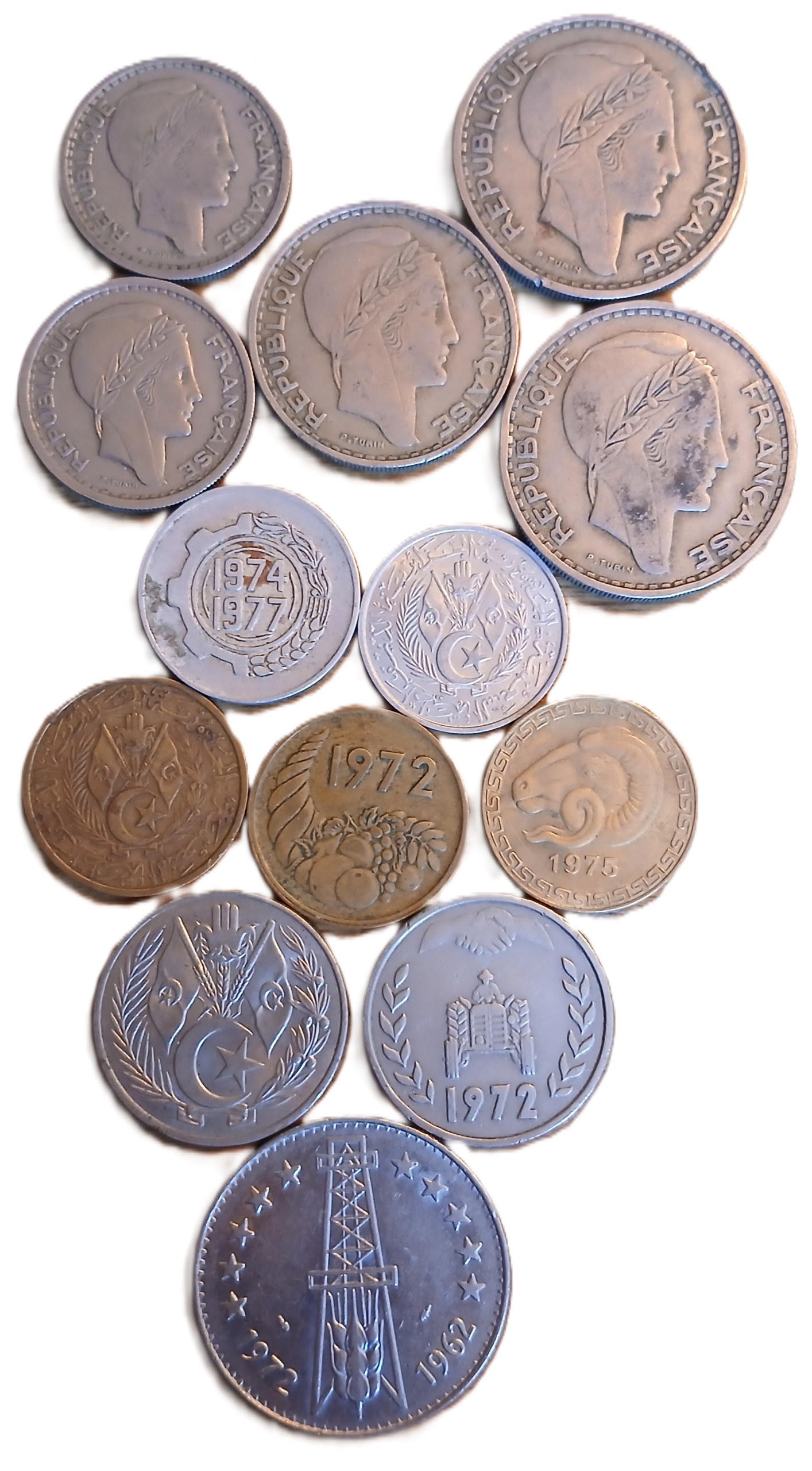 Lot pièces de monnaie Algérie – Image 2