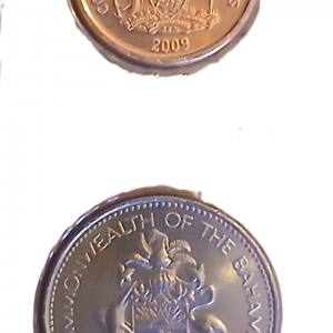 Lot pièces de monnaie Bahamas
