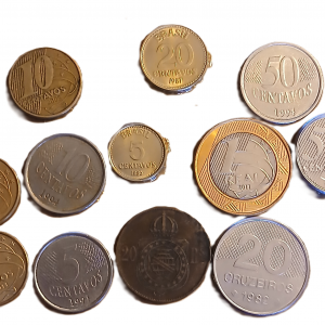 Lot pièces de monnaie Brésil