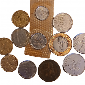 Lot pièces de monnaie Brésil