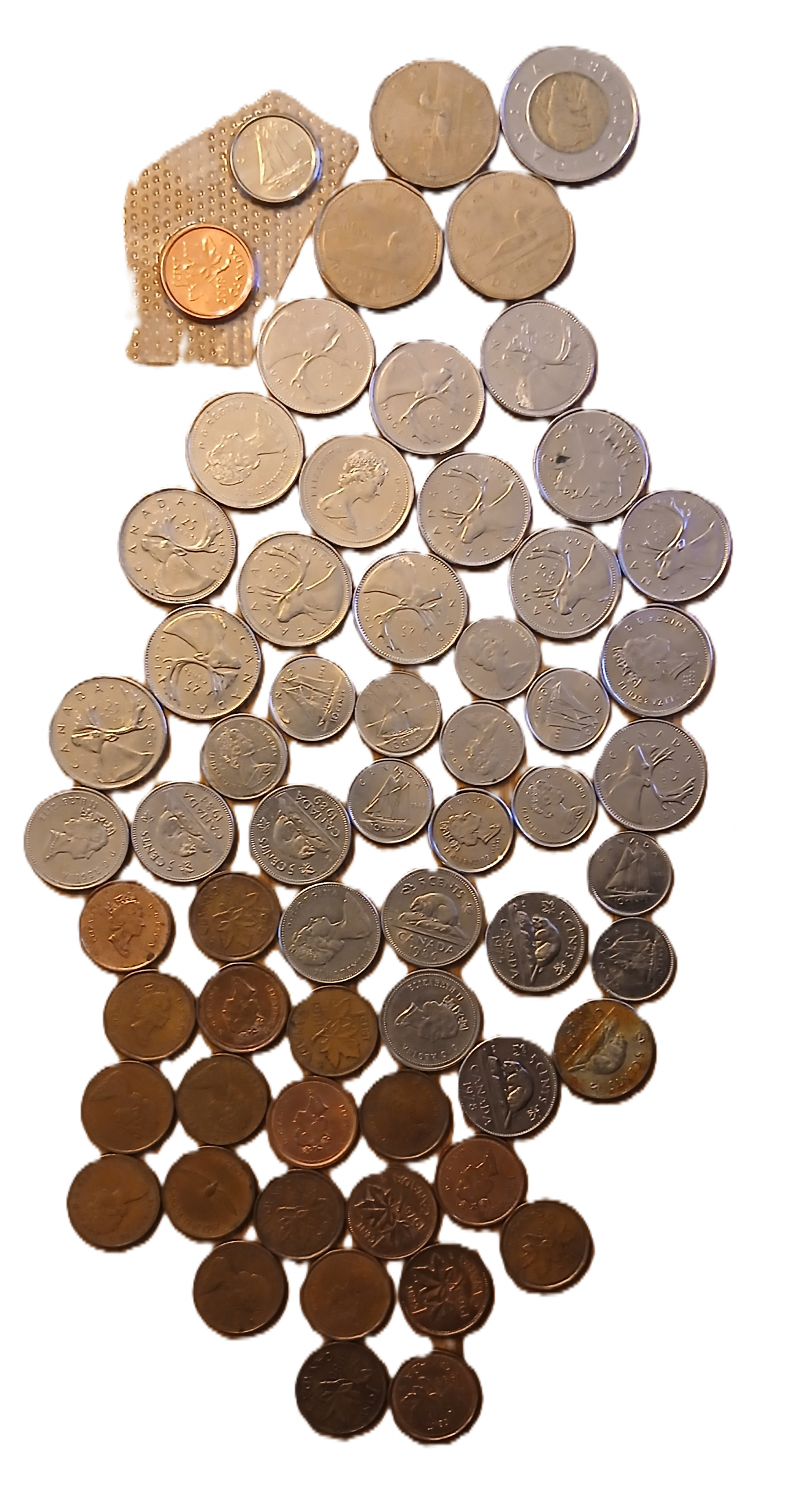 Lot pièces de monnaie Canada