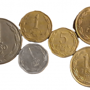 Lot pièces de monnaie Chili