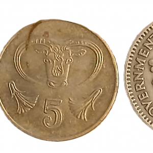 Lot pièces de monnaie Chypre