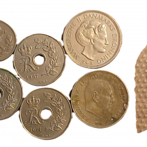 Lot pièces de monnaie Danemark