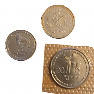 Lot pièces de monnaie Géorgie