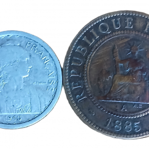 Lot pièces de monnaie Indochine