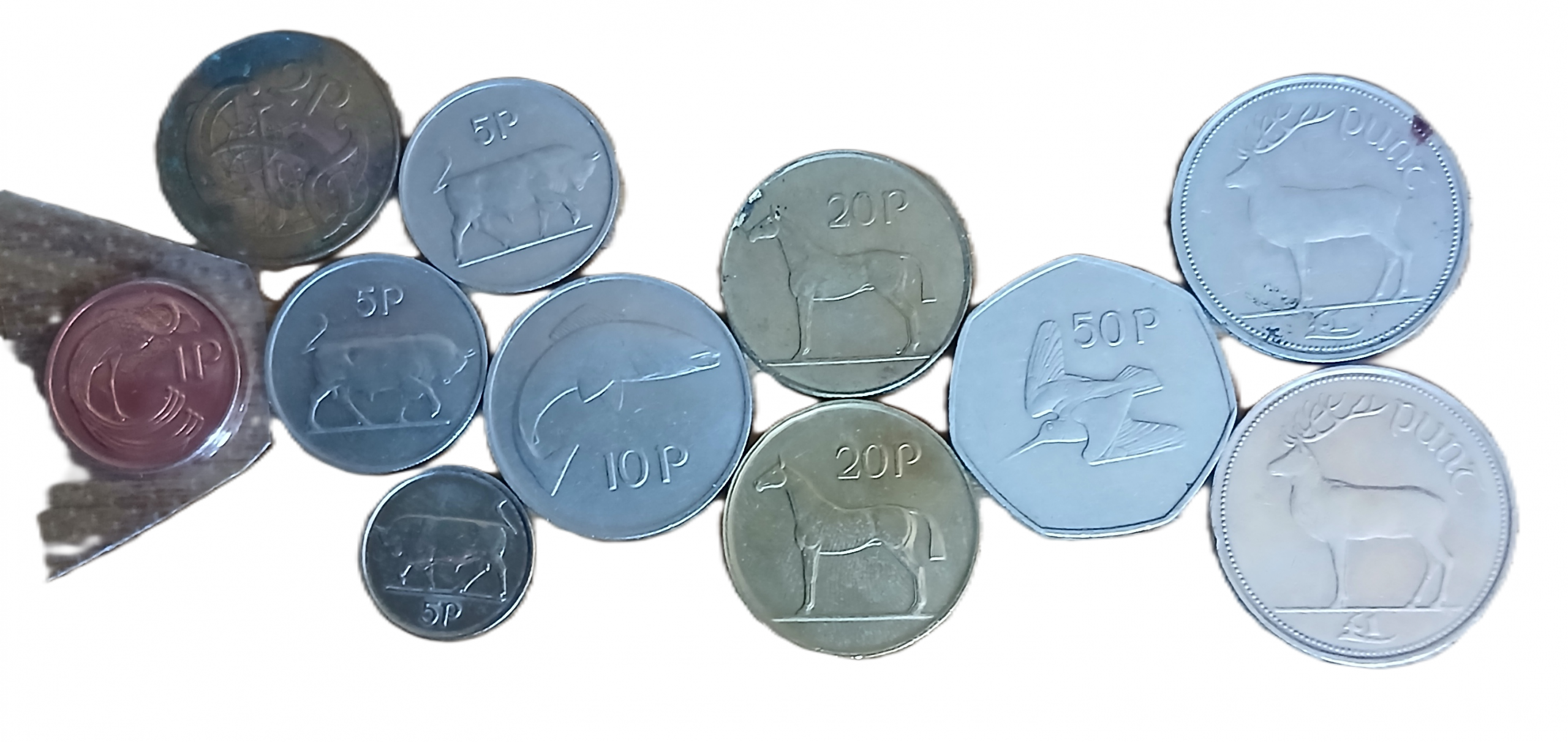 Lot pièces de monnaie Irlande