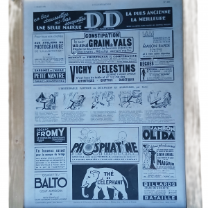 Dessin publicitaire journal Illustration Byrrh 5 mars 1938