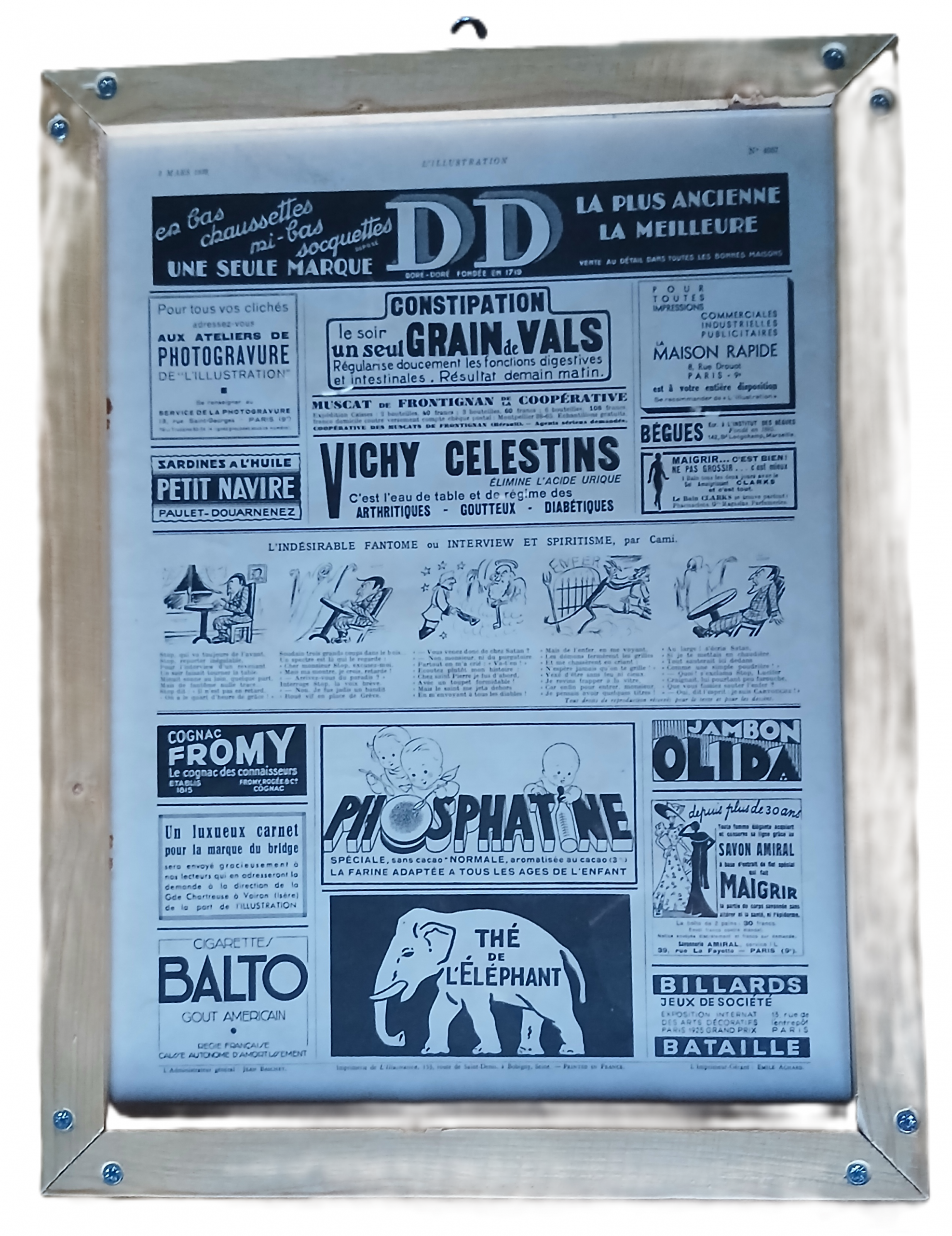 Dessin publicitaire journal Illustration Byrrh 5 mars 1938 – Image 2