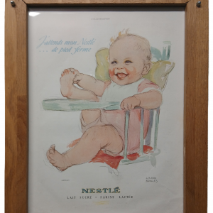 Dessin publicitaire journal Illustration Nestlé 1938