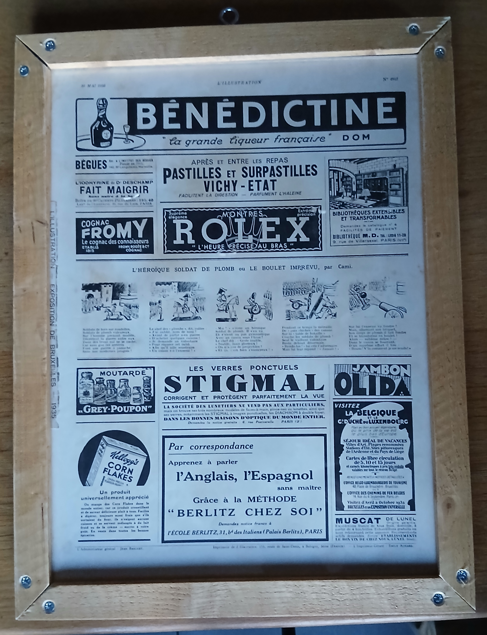 Dessin publicitaire journal Illustration Renault 1935 – Image 2